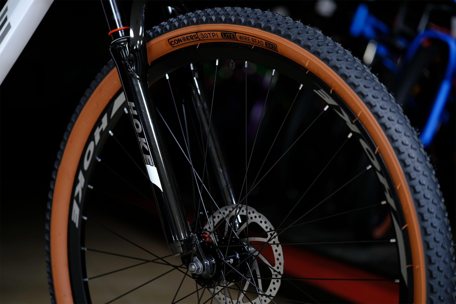 Обод 29 ALLOY двойной усиленный высокий, втулки алюминиевые на промподшипниках HOKE ONE WAY 29 белый-серый 19